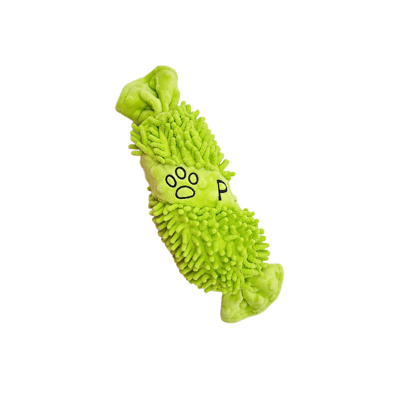 Indestructible Dog Chew Toy - 애완동물 소리나는 봉제인형, 강아지 씹는 소리나는