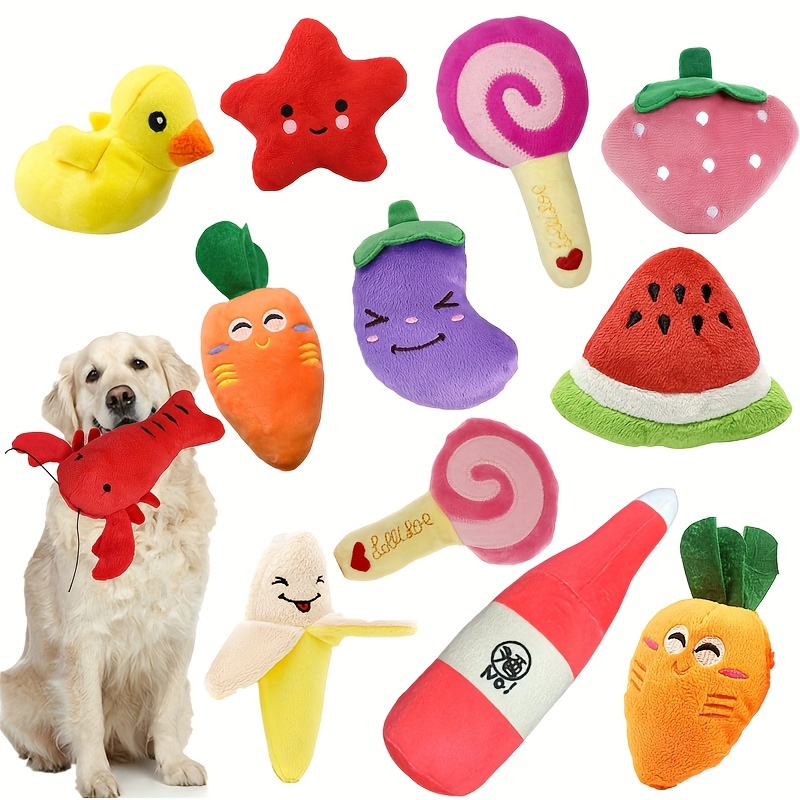 Indestructible Dog Chew Toy - 10pcs 애완 동물 젖니가 남 장난감