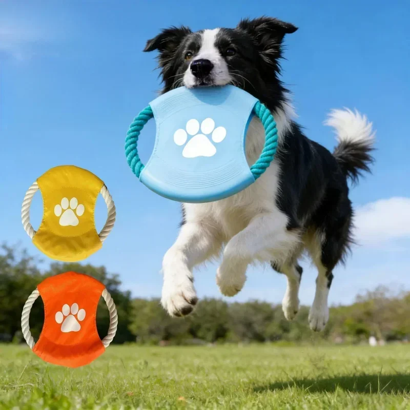인터넷 유명인들이 사용하는 애완동물용 면사 로프 프리스 - Flying Disc Dog Training Toy 리뷰 및 가격