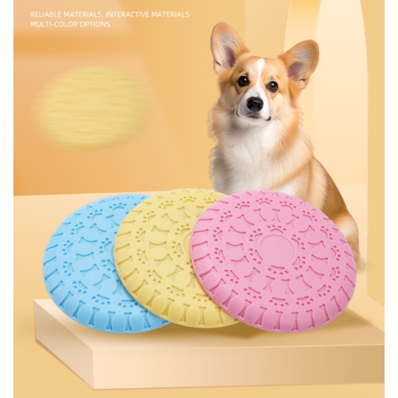 중형/대형견을 위한 내구성이 뛰어난 플라잉 디스크: 씹 - Flying Disc Dog Training Toy 리뷰 및 가격